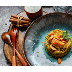 Risotto de Blé vert fumé  « FREEKEH  »